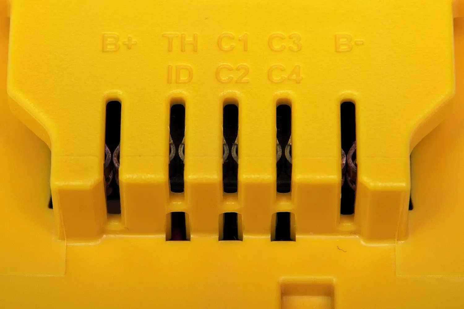 Rechargeable battery cells shown as bare components